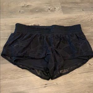 EUC Black lululemon shorts
